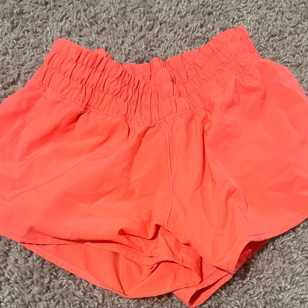Aerie Vibrant Orange Athletic Shorts